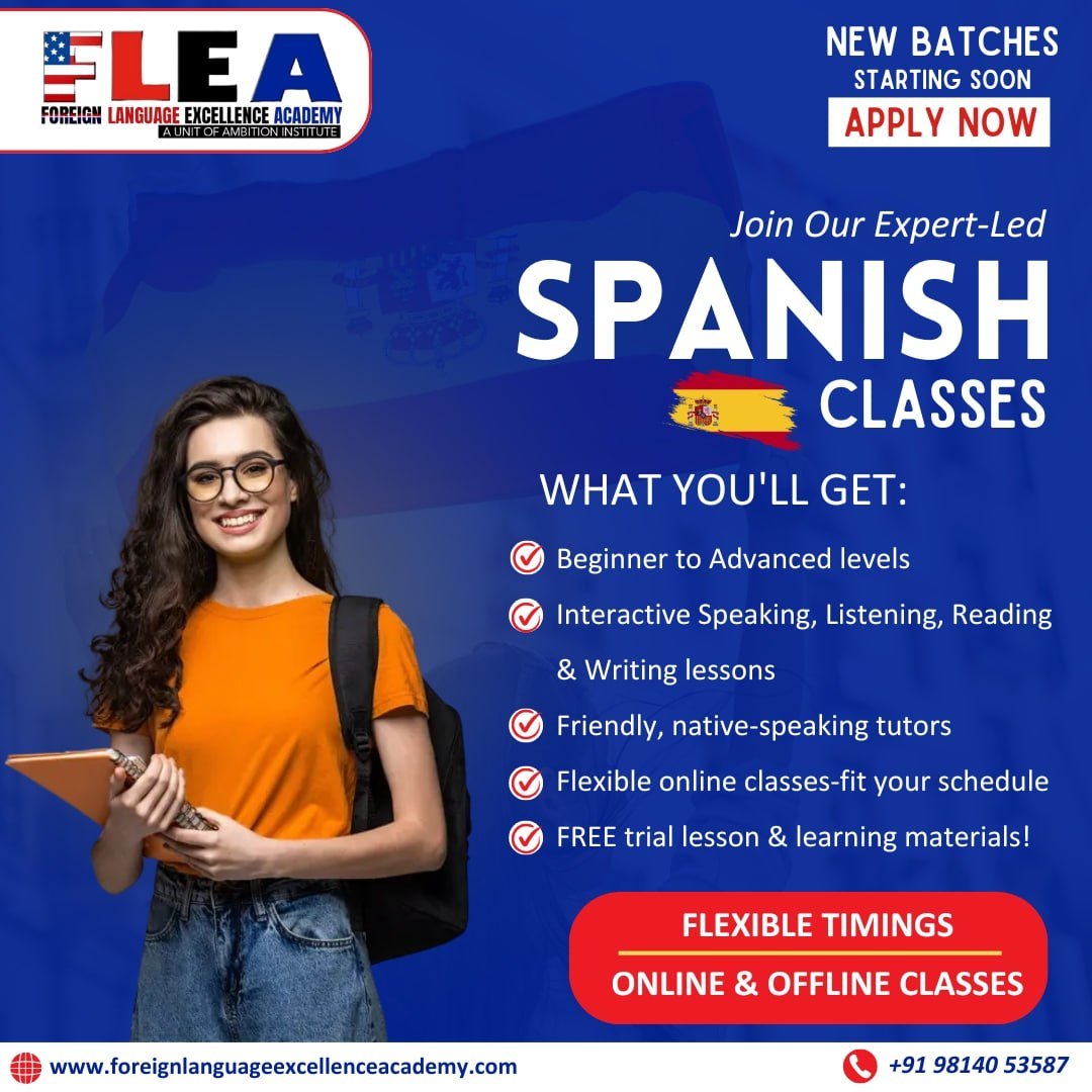 Spanish Language Course in Jalandhar | Learn Spanish Language